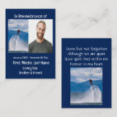 Memorial Keepomwille Skateboarding Visitekaartje (Voorkant / Achterkant)