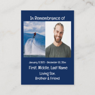 Memorial Keepomwille Skateboarding Visitekaartje