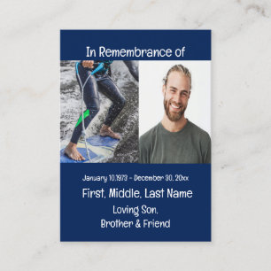 Memorial Keepomwille Skateboarding Visitekaartje