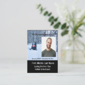 Memorial Keepomwille Snow Mobile Winter Sports Visitekaartje (Staand voorkant)