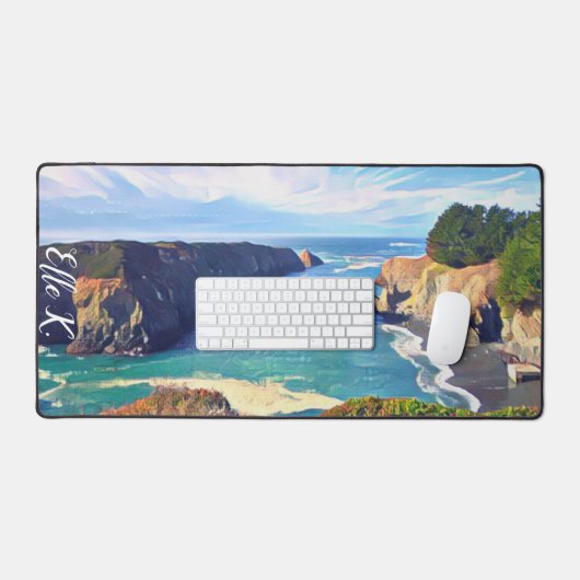 Memorial Keepomwille Two Side Photo Persoonlijk Bureaumat (Keyboard & Muis)