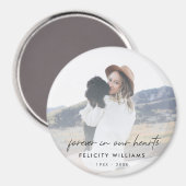 Memorial Keepomwille | Vroeger in ons hart Foto Magneet (Voorkant / Achterkant)