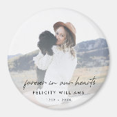 Memorial Keepomwille | Vroeger in ons hart Foto Magneet (Voorkant)