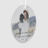 Memorial Keepomwille | Vroeger in ons hart Foto Ornament (voorkant)