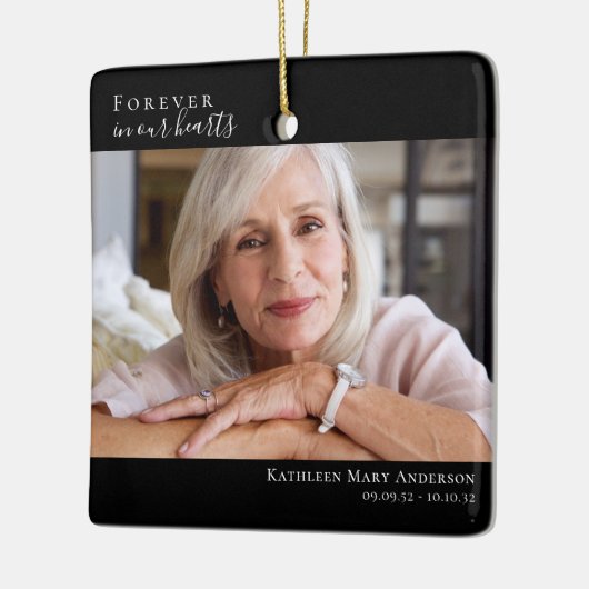 Memorial Keepomwille | Vroeger in ons hart Keramisch Ornament (Links)