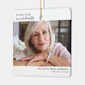 Memorial Keepomwille | Vroeger in ons hart Keramisch Ornament (Links)