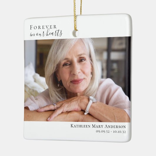 Memorial Keepomwille | Vroeger in ons hart Keramisch Ornament (Links)