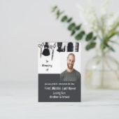 Memorial Keepsake Advocaat Recht Visitekaartje (Staand voorkant)