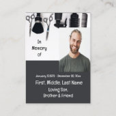 Memorial Keepsake Advocaat Recht Visitekaartje (Voorkant)