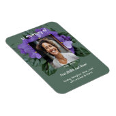 Memorial Keepsake African Violet Magneet (Rechterzijde)