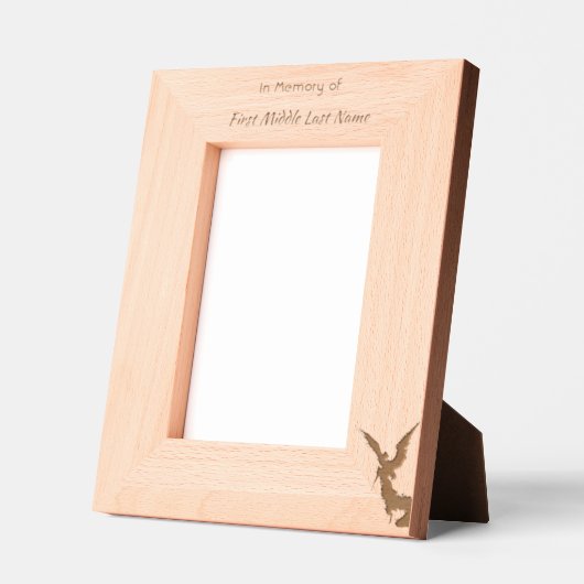 Memorial Keepsake Angel Reaching  Gegraveerde Lijstjes (Links)