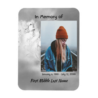 Memorial Keepsake Angel Sky Clouds Magneet