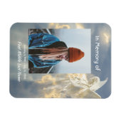 Memorial Keepsake Angel Sky Clouds Magneet (Horizontaal)