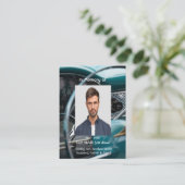 Memorial Keepsake Antiek Auto's Auto's Visitekaartje (Staand voorkant)