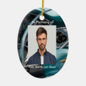 Memorial Keepsake Antique Cars Auto Keramisch Ornament (Voorkant)