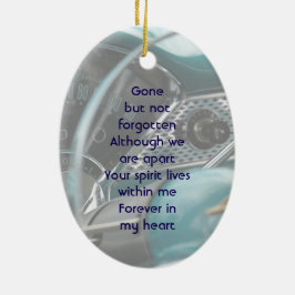 Memorial Keepsake Antique Cars Auto Keramisch Ornament