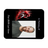 Memorial Keepsake Baseball Softball Magneet (Horizontaal)