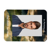 Memorial Keepsake Beautiful Lake Beach  Magneet (Horizontaal)