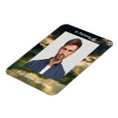 Memorial Keepsake Beautiful Lake Beach  Magneet (Linkerzijde)