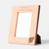 Memorial Keepsake Black Bear Animal Gegraveerde Lijstjes (Links)