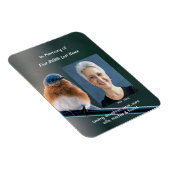 Memorial  Keepsake Bluebird Garden Bird  Magneet (Rechterzijde)