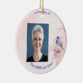 Memorial Keepsake  Bluebird Garden  Keramisch Ornament (Rechts)