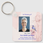 Memorial Keepsake  Bluebird Garden  Sleutelhanger (Voorkant)