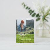 Memorial Keepsake Boerderij Ranch Cattle Koeien Visitekaartje (Staand voorkant)