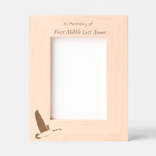  Memorial Keepsake Canada Goose Outdoors Gegraveerde Lijstjes (Voorkant)