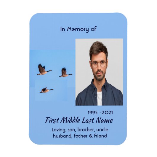  Memorial Keepsake Canada Goose Outdoors Magneet (Verticaal)