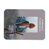 Memorial Keepsake  Card Dragonfly Dewdrops Magneet (Horizontaal)