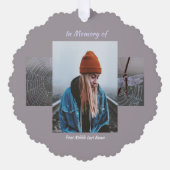 Memorial Keepsake  Card Dragonfly Dewdrops Ornament Kaart (Voorkant)