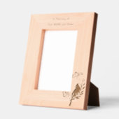 Memorial Keepsake Cardinal Bird Gegraveerde Lijstjes (Links)