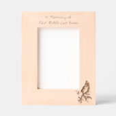 Memorial Keepsake Cardinal Bird Gegraveerde Lijstjes (Voorkant)