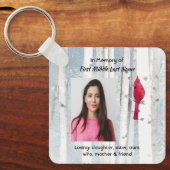  Memorial Keepsake Cardinal Bird Sleutelhanger (Voorkant)