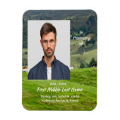 Memorial Keepsake Cattle Farm Landscape Magneet (Verticaal)