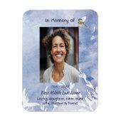 Memorial Keepsake Chickadee Bird Winter  Magneet (Verticaal)