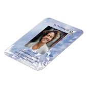 Memorial Keepsake Chickadee Bird Winter  Magneet (Linkerzijde)