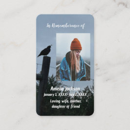 Memorial Keepsake Christelijke Californische kwart Visitekaartje