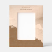 Memorial Keepsake Clouds Sky Heavenly Gegraveerde Lijstjes (Voorkant)