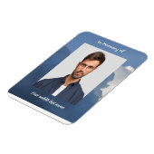 Memorial Keepsake Clouds Sky Heavenly Magneet (Linkerzijde)