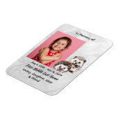 Memorial Keepsake Cute Hedgehog Children Magneet (Linkerzijde)