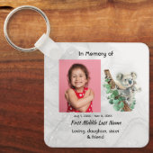Memorial Keepsake Cute Koala Children Sleutelhanger (Voorkant)