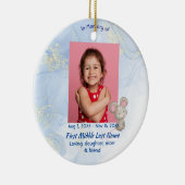 Memorial Keepsake Cute Little Mouse Children Keramisch Ornament (Rechts)
