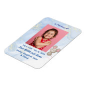 Memorial Keepsake Cute Little Mouse Children   Magneet (Linkerzijde)