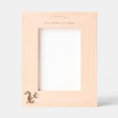 Memorial Keepsake Cute Red Squirrel Gegraveerde Lijstjes (Voorkant)