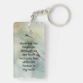  Memorial Keepsake Dragonfly Business Sleutelhanger (achterkant)
