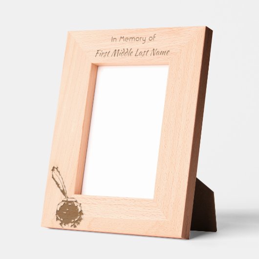 Memorial Keepsake Feather Pen  Gegraveerde Lijstjes (Links)