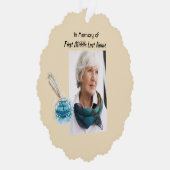  Memorial Keepsake Feather Pen  Ornament Kaart (Rechts)