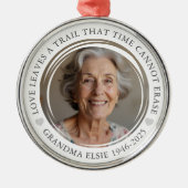 Memorial Keepsake Fotosympathie Metalen Ornament (Voorkant)